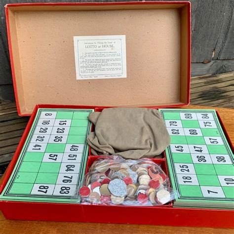 Vintage Lotto Game for sale .